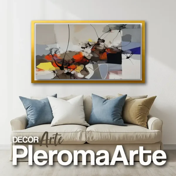 Cuadros bonitos Suspiros con marco dorado - Pleroma Arte
