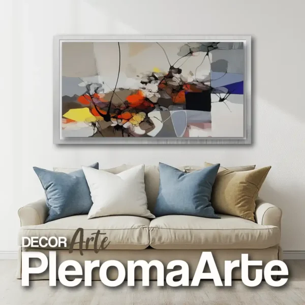 Cuadros bonitos Suspiros con marco plateado - Pleroma Arte