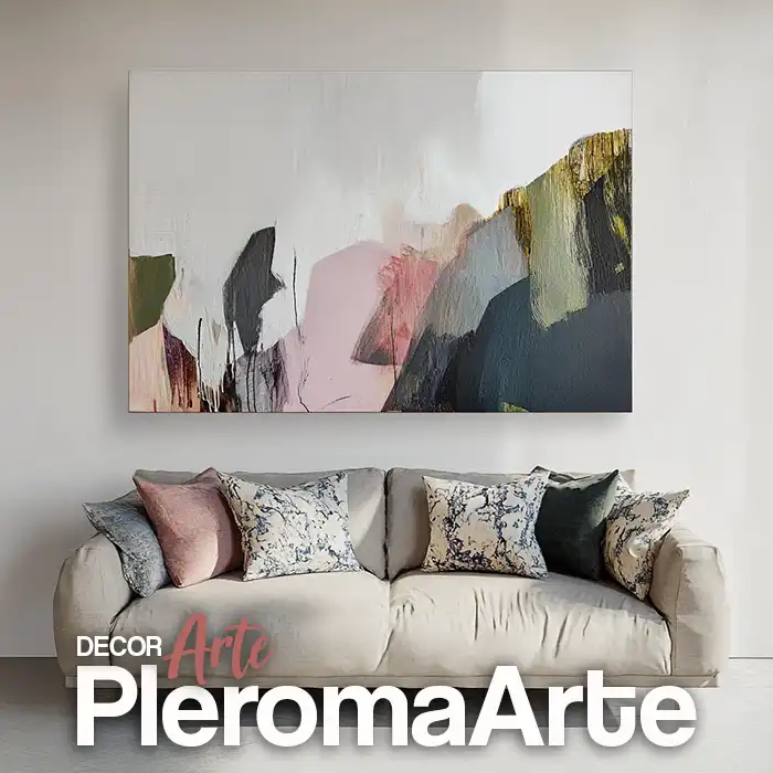 Vemos cuadros para decoración en la página dedicada a la venta de cuadros decorativos de la galería de arte Pleroma Arte