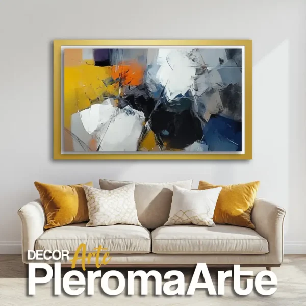 Venta de cuadros "Esplendor" con marco champagne, un toque sutil y refinado.