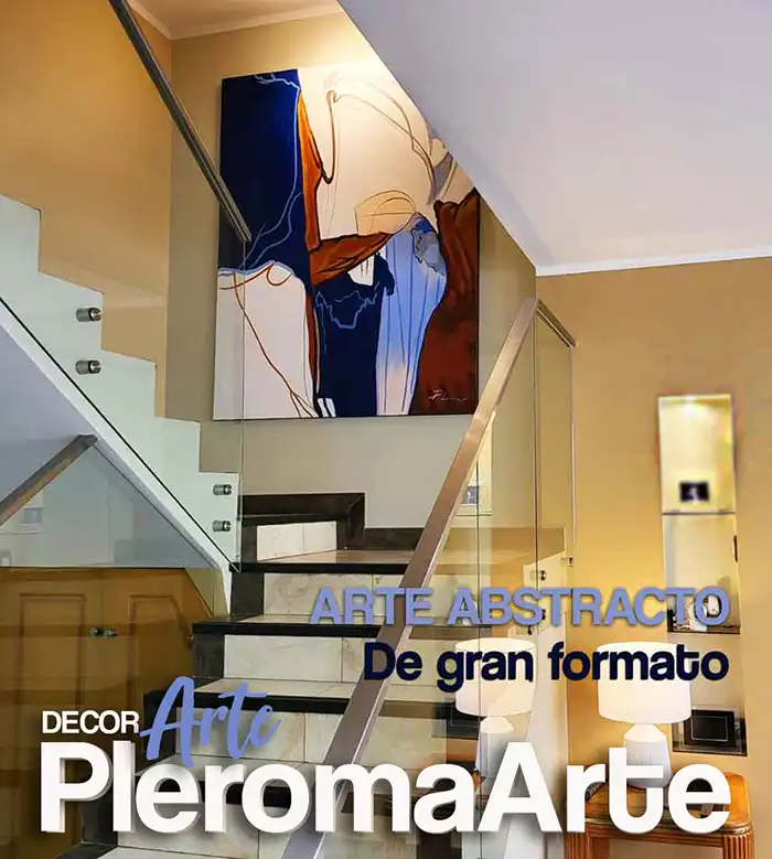 Podemos apreciar cuadros abstractos modernos para sala en la página dedicada a las pinturas abstractas.