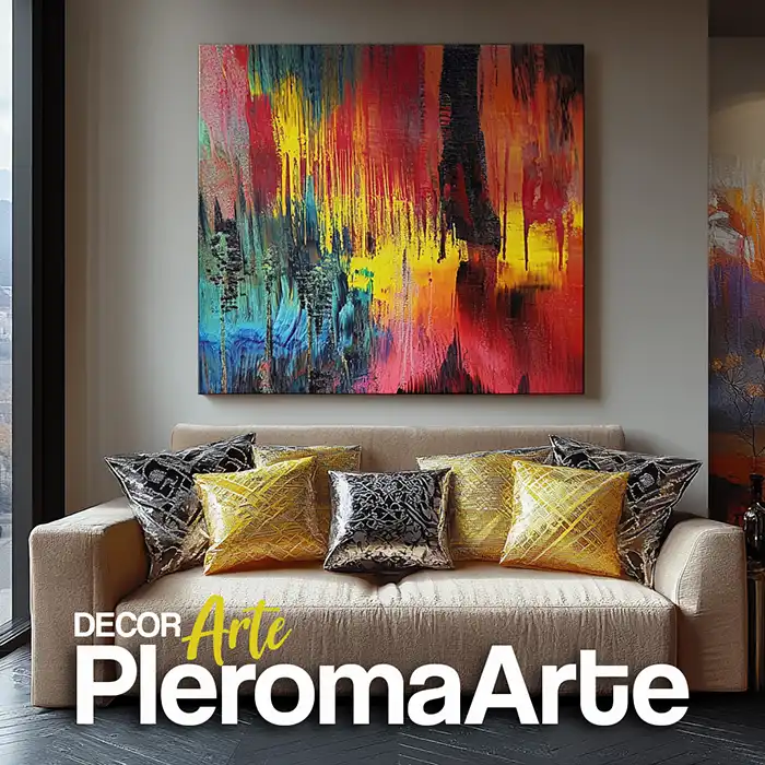 Podemos apreciar las variedades de cuadros modernos en la galería pleroma arte