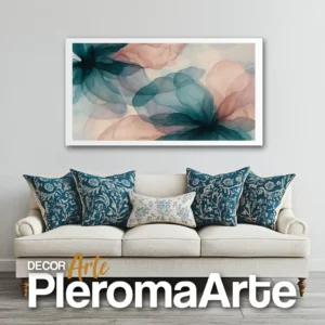 Galería de Arte Pleroma Arte – Venta de cuadros Flores del Viento con marco blanco, pureza y frescura.