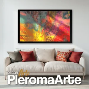 Galería de Arte Pleroma Arte – Cuadro Amor con marco negro, dramatismo y contraste.