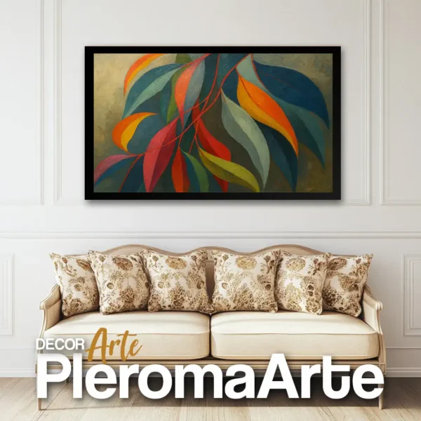 Galería de Arte Pleroma Arte – Cuadro Belleza Natural con marco negro, elegante y moderno.