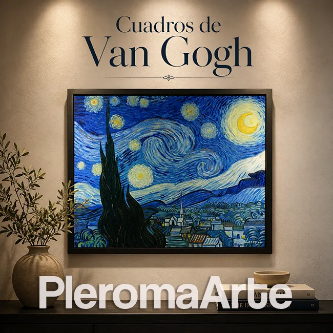 Vemos un cuadro decorativo replica de Van Gogh