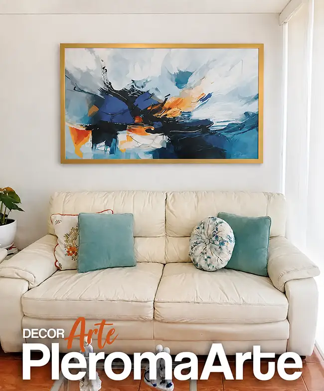 Cuadros decorativos en un ambiente hermoso, creado en Pleroma Arte Galería de Arte