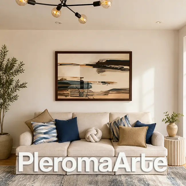 Pinturas para sala sofisticada creada por Pleroma Arte Galeria de arte