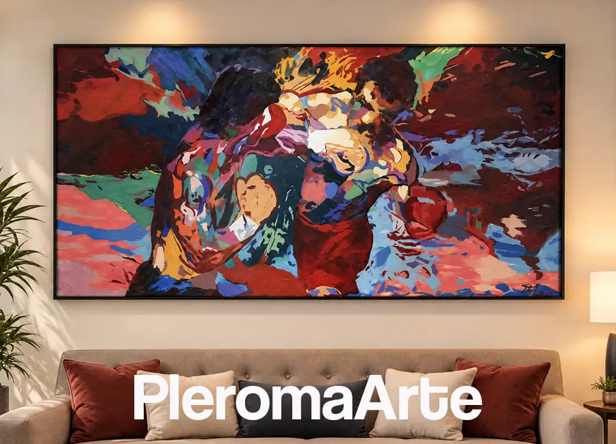 Cuadros modernos figurativos en la galería de arte pleroma arte