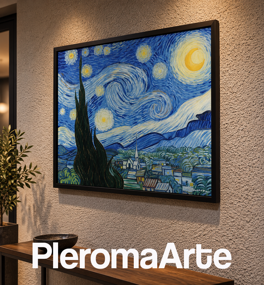 Vemos un hermoso cuadro de van gogh precursor del arte abstracto