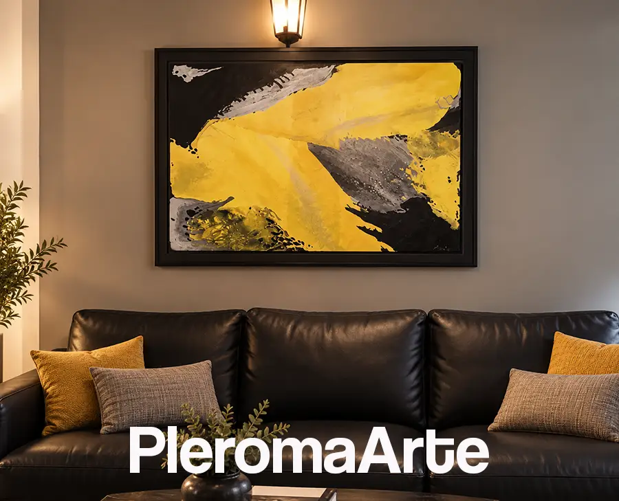 Hermosa pintura contemporánea creada por la galería de arte pleroma arte